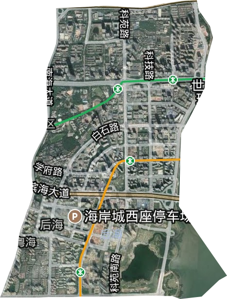 粤海街道卫星图