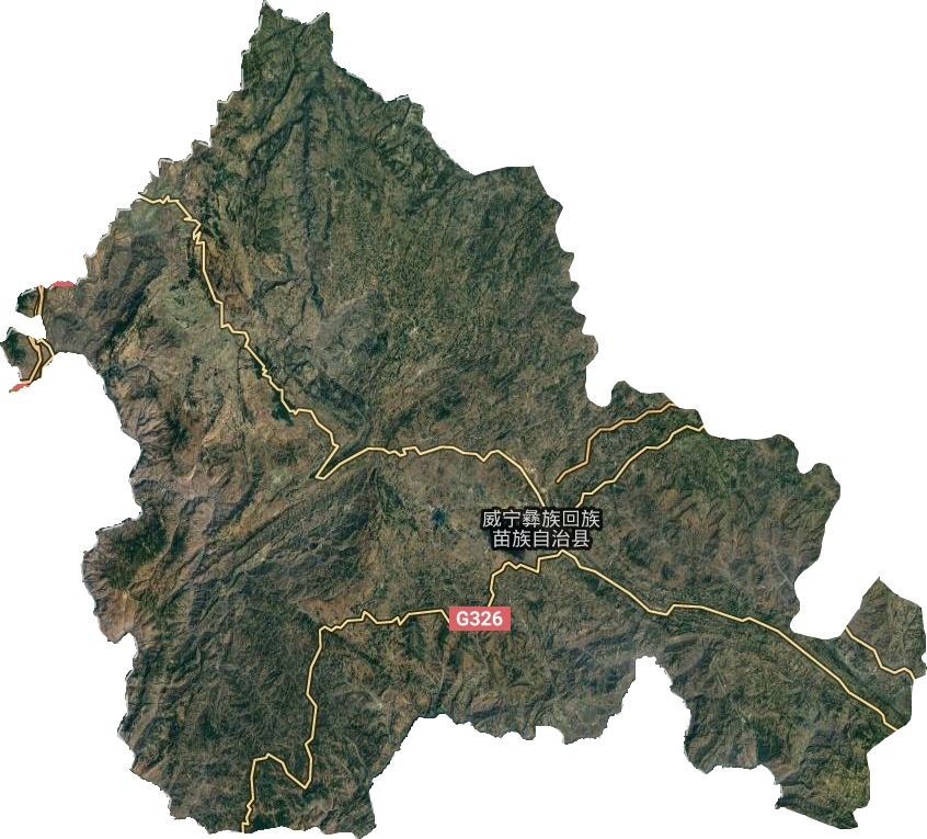 威宁彝族回族苗族自治县卫星图