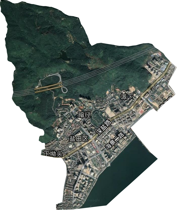 海山街道卫星图