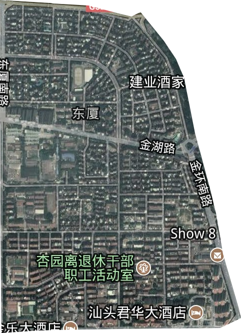 金厦街道卫星图