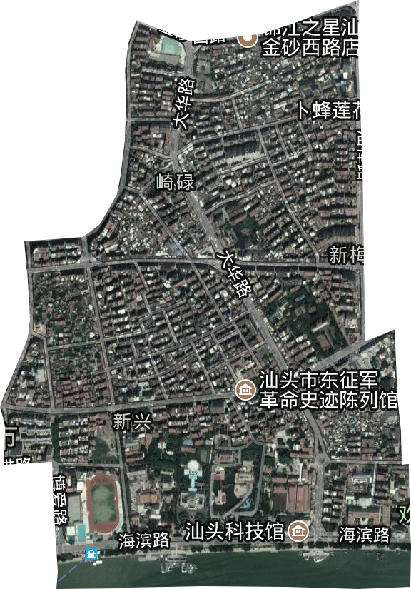 大华街道卫星图