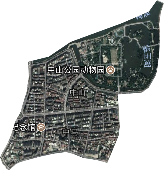 同益街道卫星图
