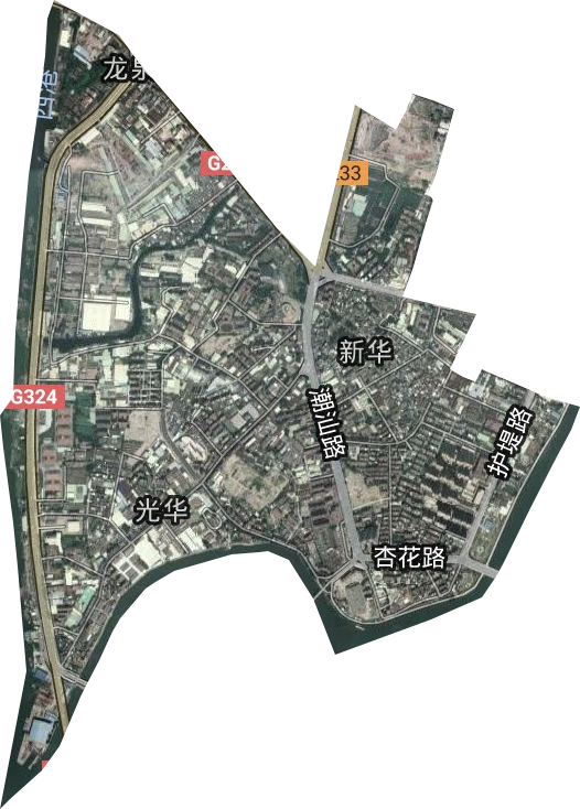 光华街道卫星图