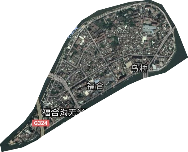 乌桥街道卫星图