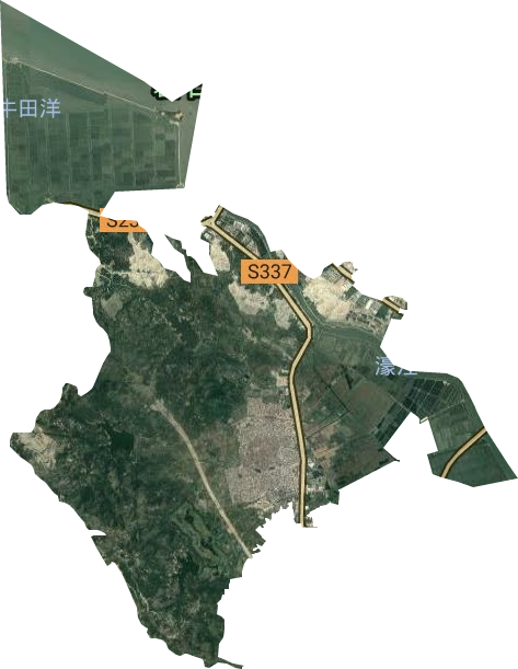河浦街道卫星图
