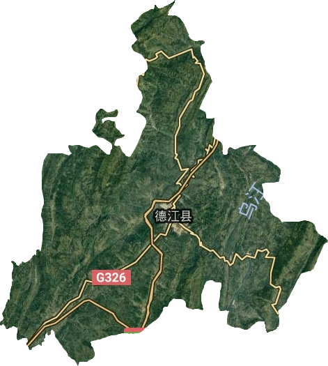 德江县卫星图