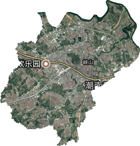 峡山街道卫星图