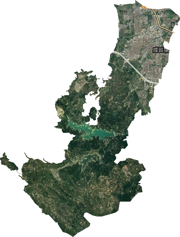 成田镇卫星图