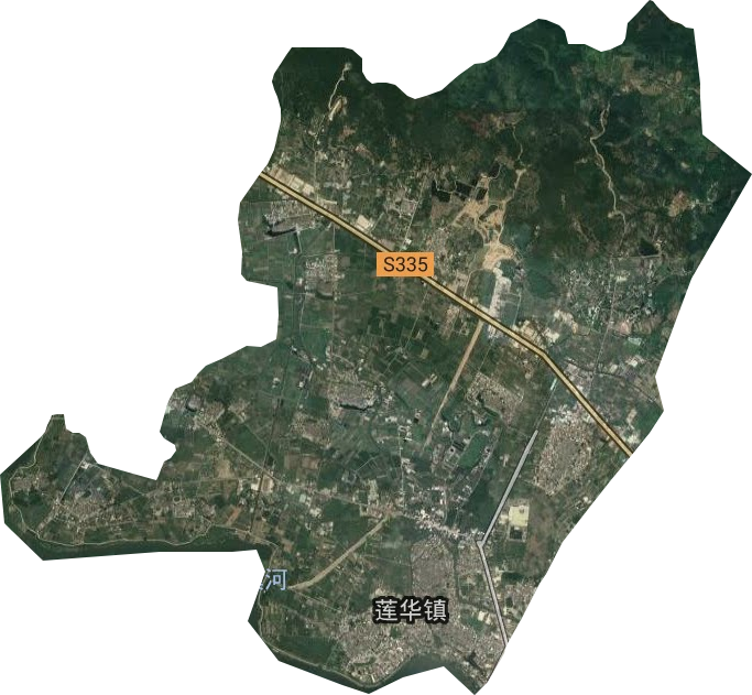 莲华镇卫星图