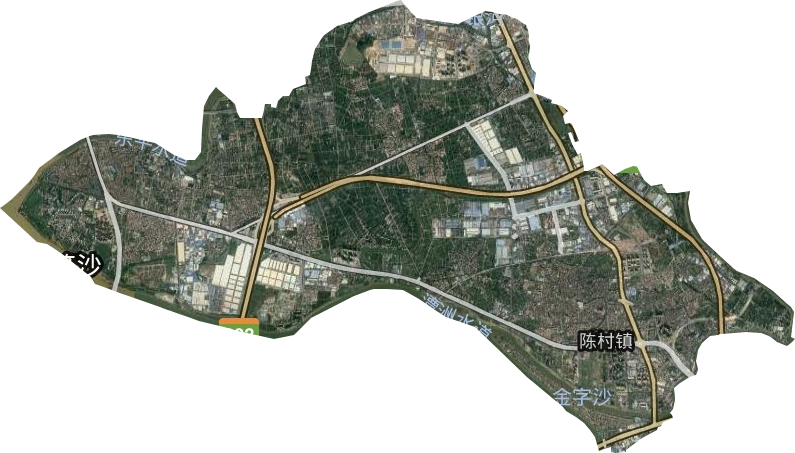 陈村镇卫星图