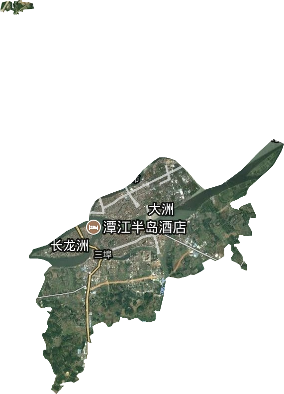 三埠街道卫星图