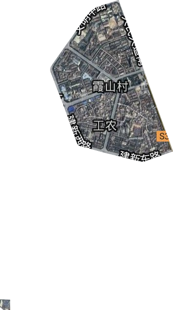 工农街道卫星图