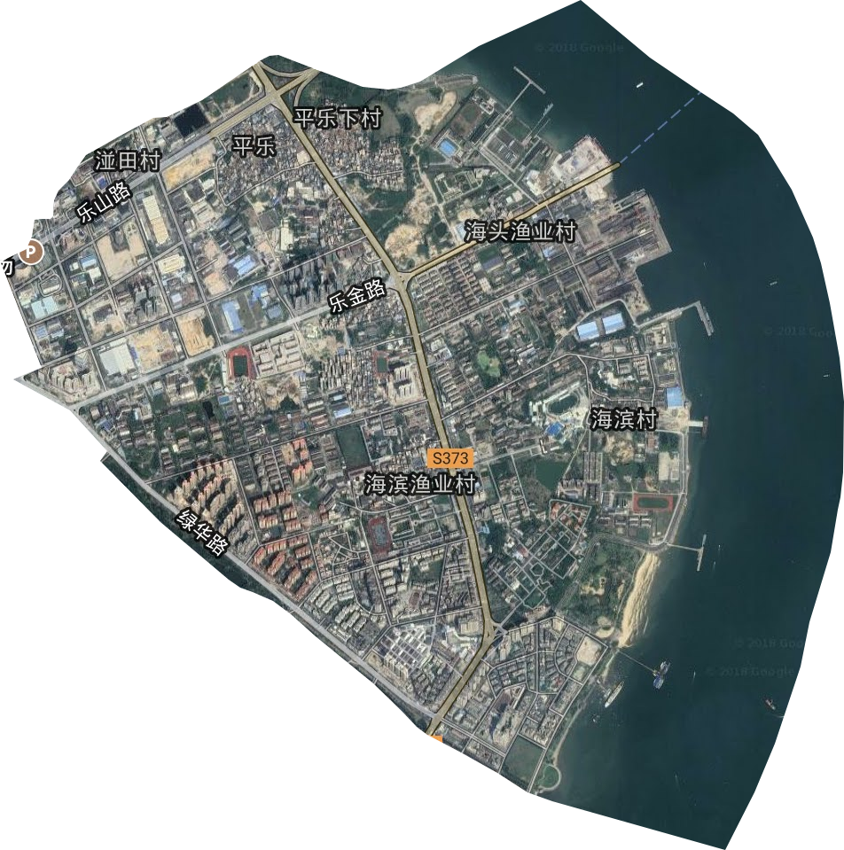 乐华街道卫星图