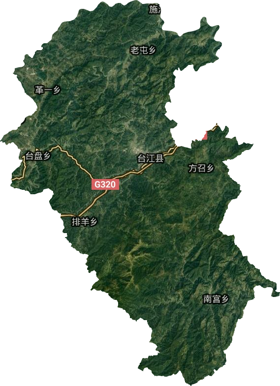 台江县卫星图