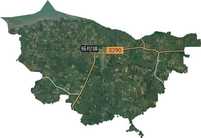 杨柑镇卫星图