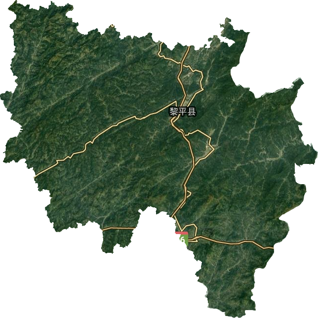 黎平县卫星图