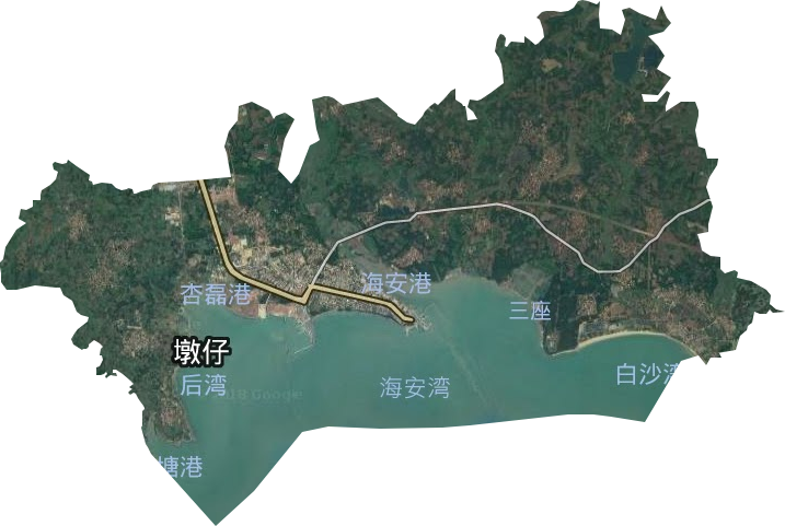 海安镇卫星图