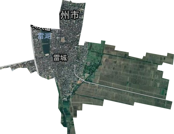 雷城街道卫星图