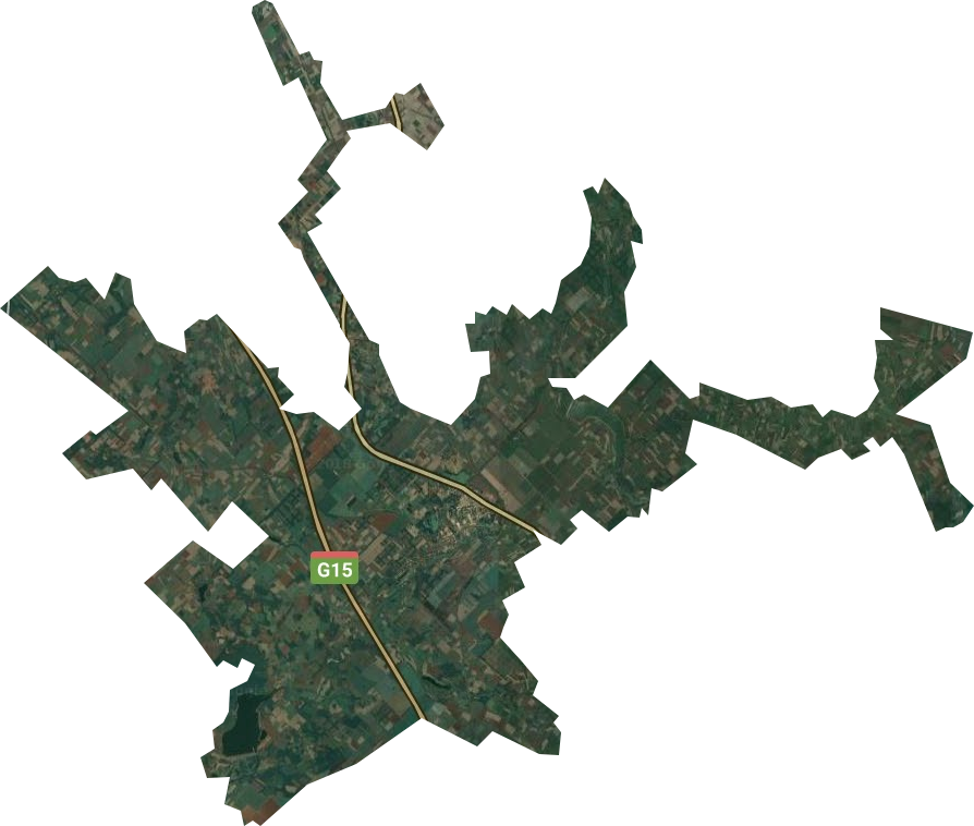 广东省国营幸福农场卫星图
