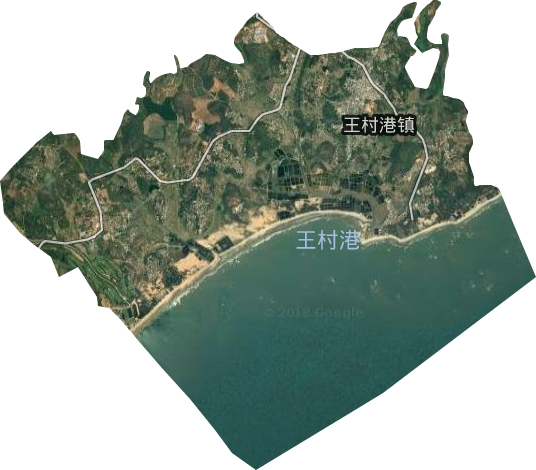 王村港镇卫星图