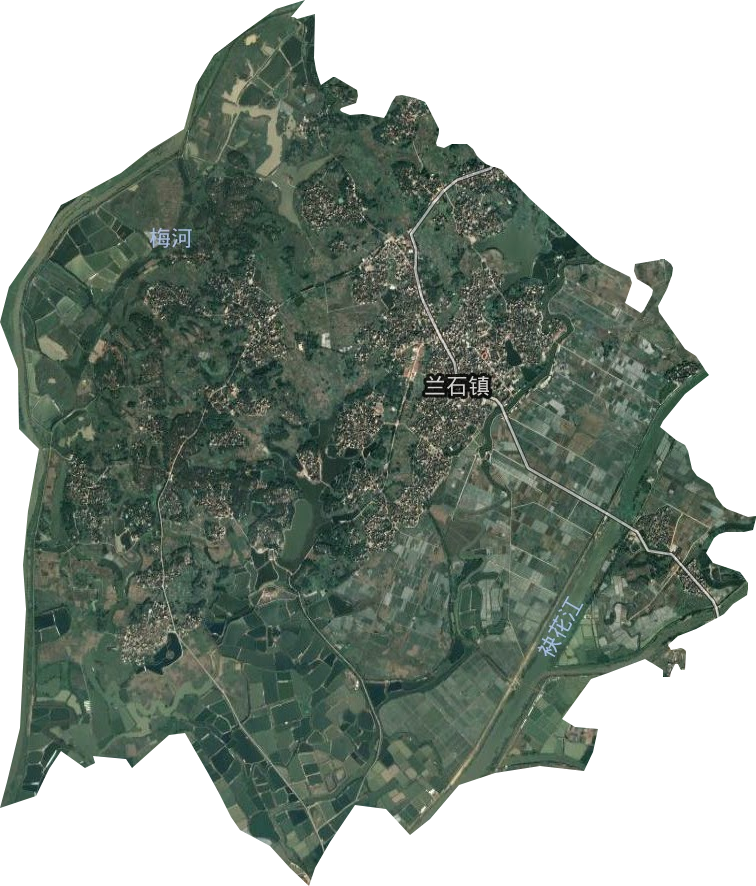兰石镇卫星图