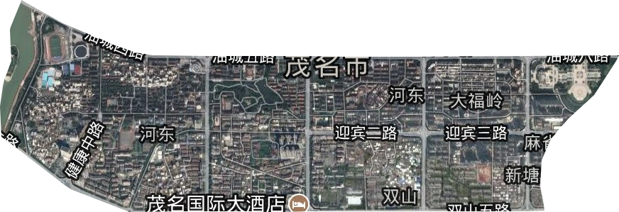 河东街道卫星图