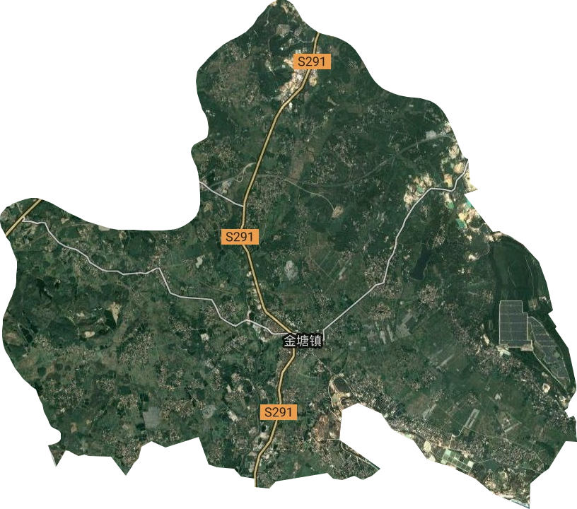 金塘镇卫星图