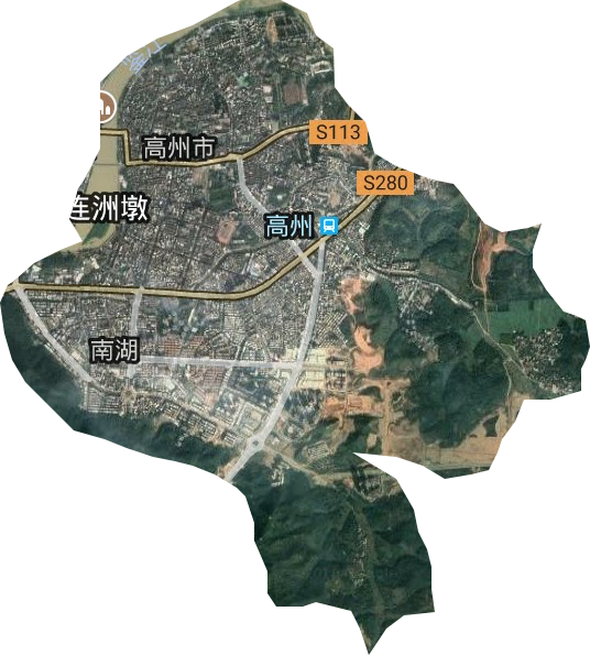 潘州街道卫星图