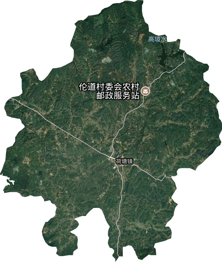 荷塘镇卫星图