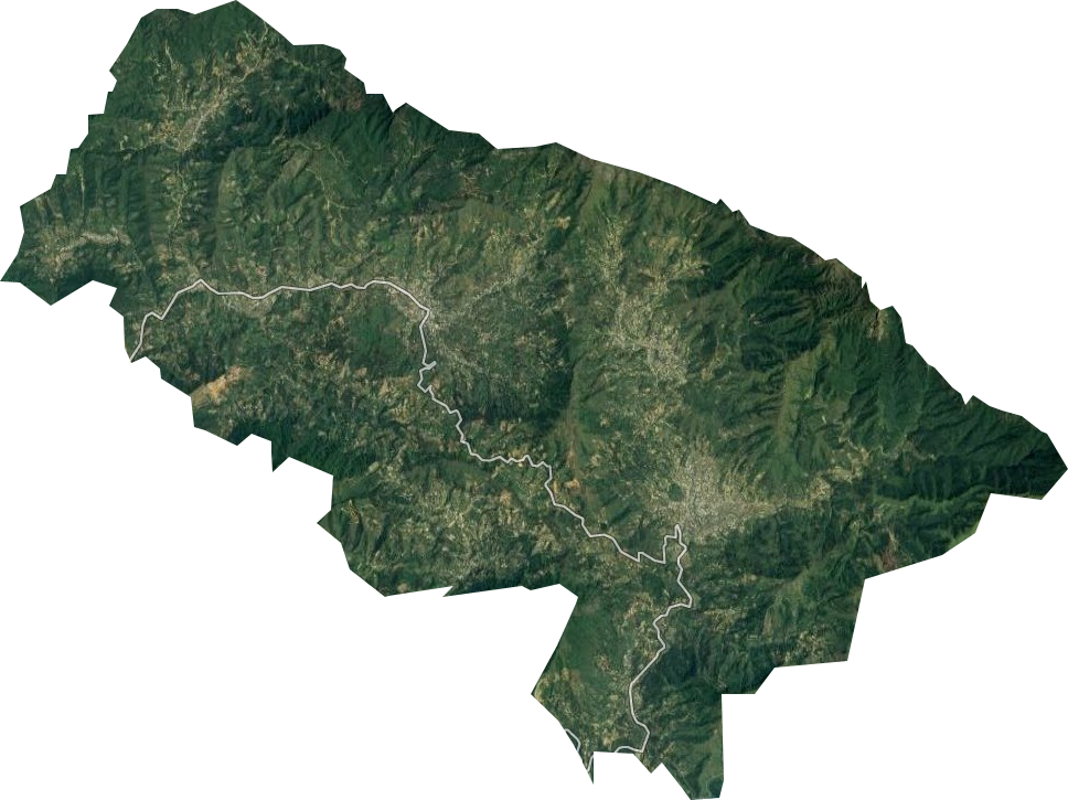 茶山镇卫星图