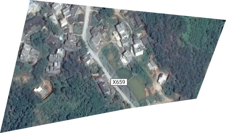信宜市国营红旗农场卫星图