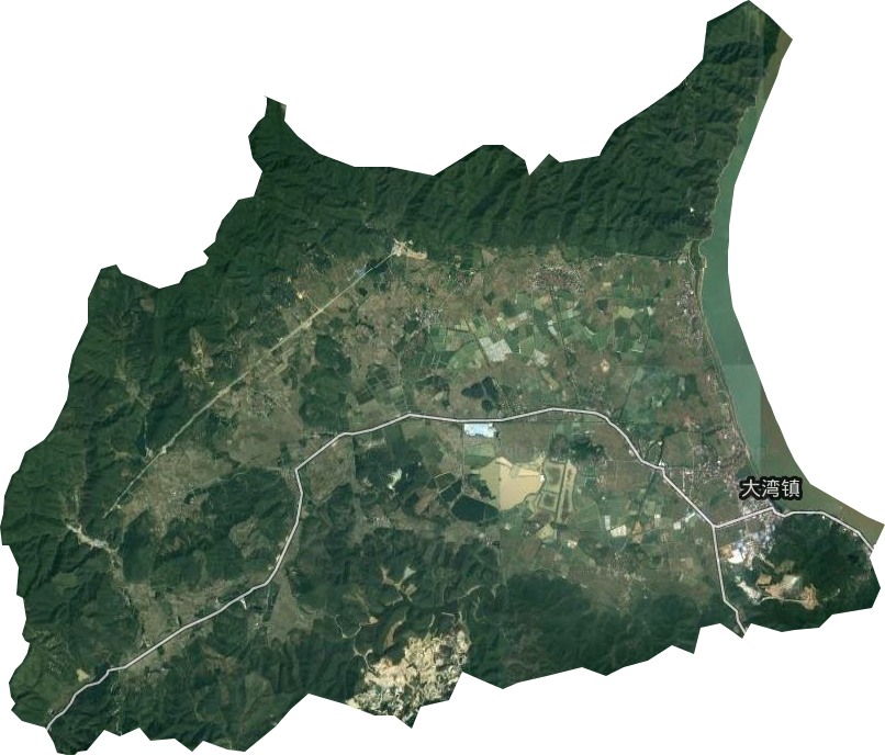 大湾镇卫星图