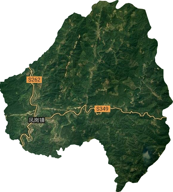 凤岗镇卫星图