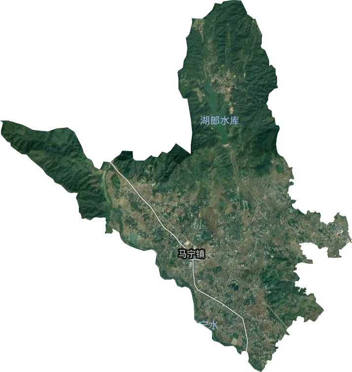 马宁镇卫星图