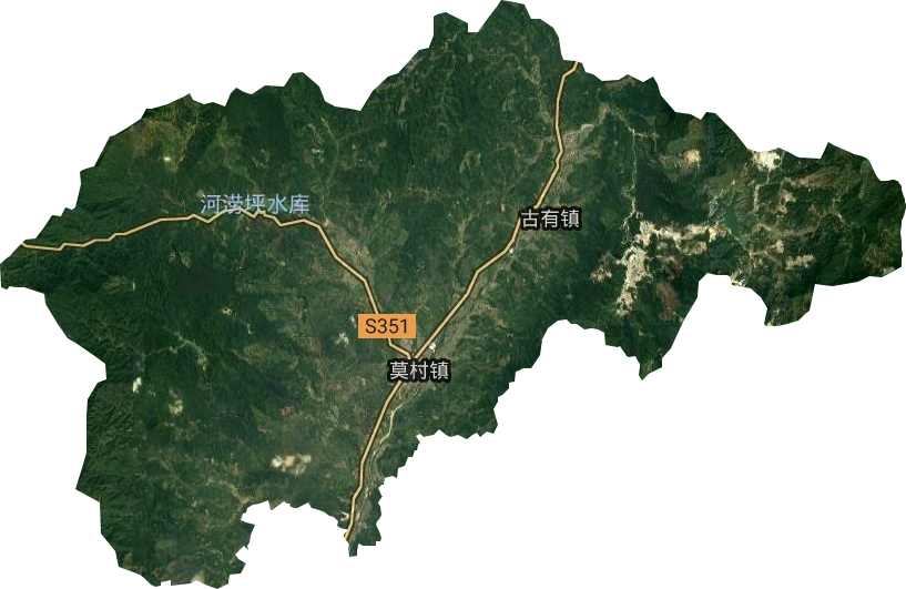 莫村镇卫星图