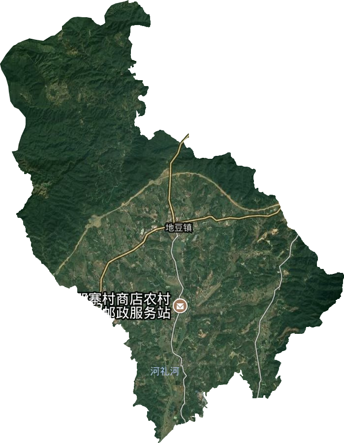 地豆镇卫星图