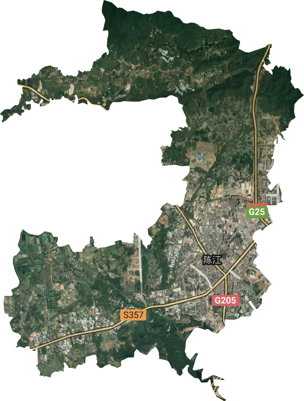 陈江街道卫星图