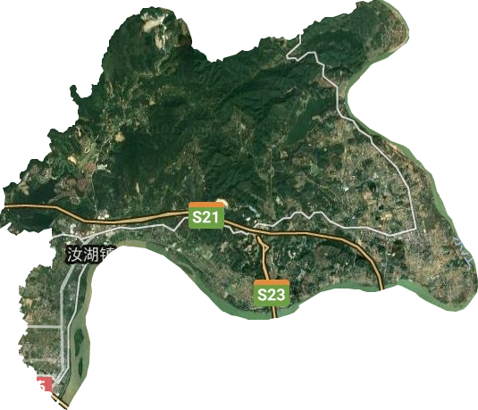 汝湖镇卫星图