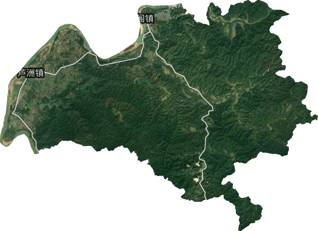 芦洲镇卫星图