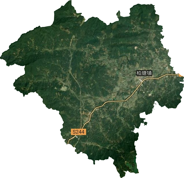 柏塘镇卫星图