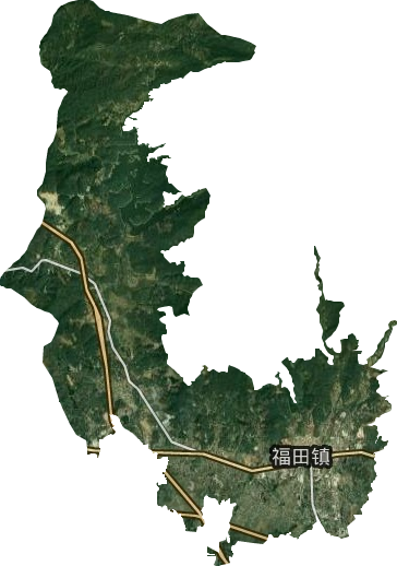 福田镇卫星图