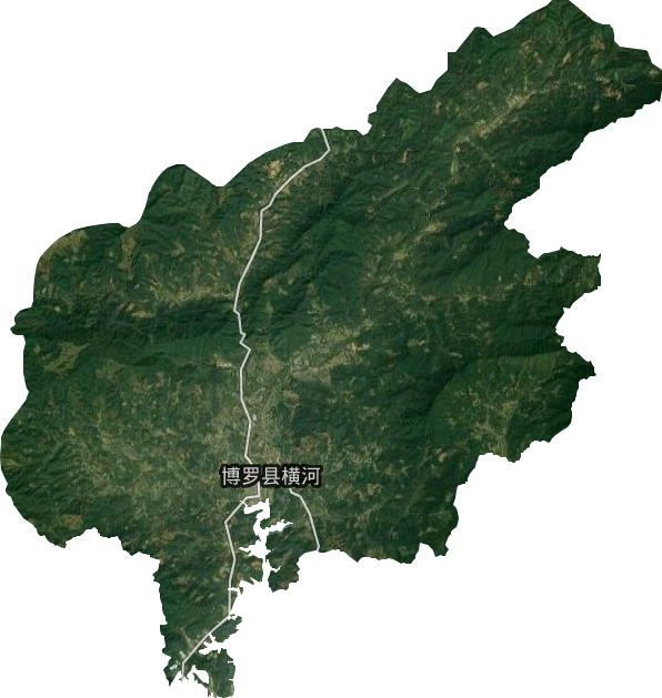 横河镇卫星图