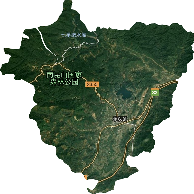 永汉镇卫星图