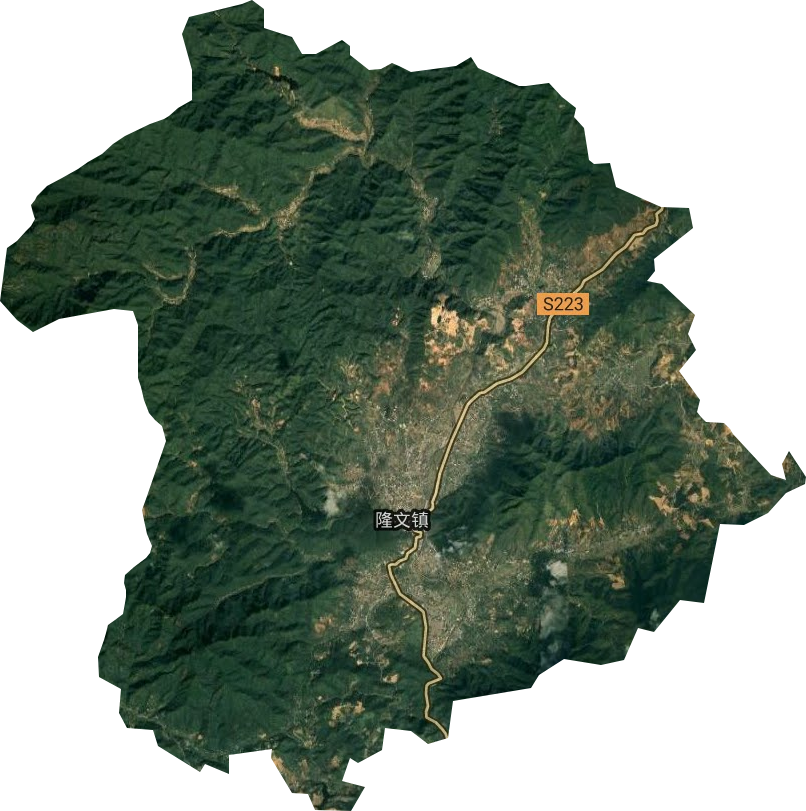 隆文镇卫星图