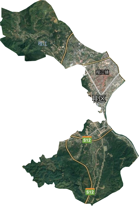程江镇卫星图