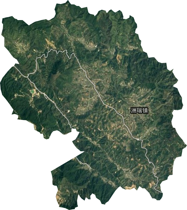 洲瑞镇卫星图