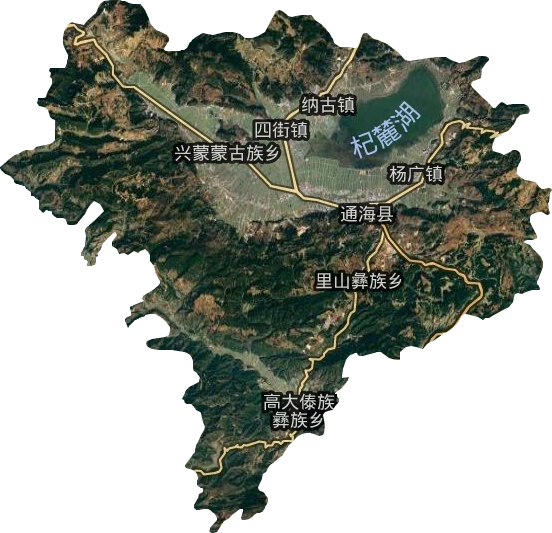 通海县卫星图