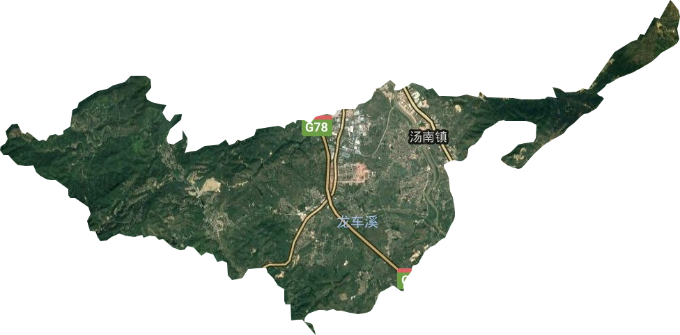 汤南镇卫星图