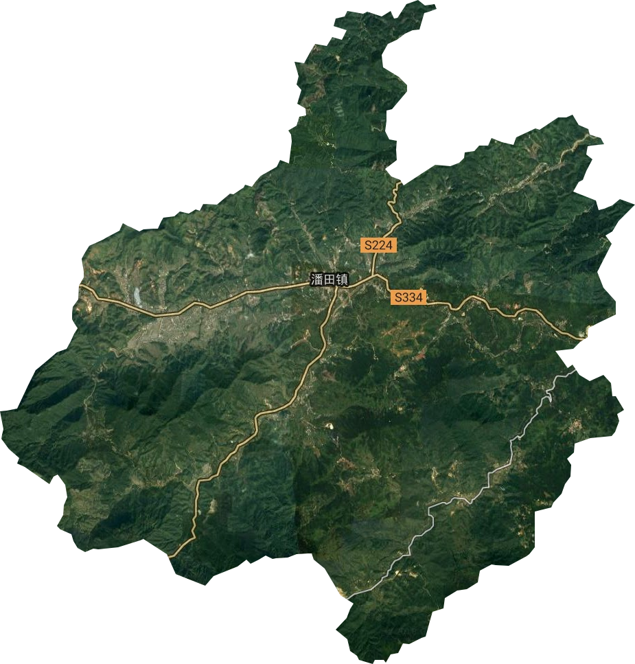 潘田镇卫星图