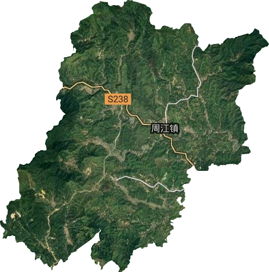 周江镇卫星图